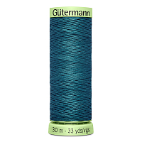 03 Нить Top Stitch 30/30 м для декоративной отстрочки, 100% полиэстер Gutermann 744506 (223 лазурно-бирюзовый)