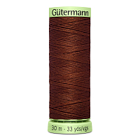 03 Нить Top Stitch 30/30 м для декоративной отстрочки, 100% полиэстер Gutermann 744506 (230 трюфельный)