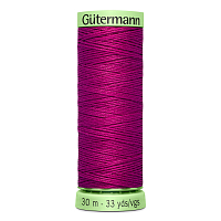 03 Нить Top Stitch 30/30 м для декоративной отстрочки, 100% полиэстер Gutermann 744506 (247 фуксия)