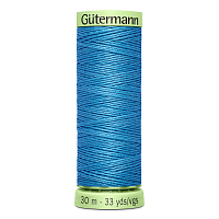 03 Нить Top Stitch 30/30 м для декоративной отстрочки, 100% полиэстер Gutermann 744506 (278 небесно-голубой)