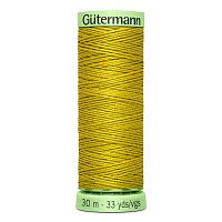 03 Нить Top Stitch 30/30 м для декоративной отстрочки, 100% полиэстер Gutermann 744506 (286 карри)