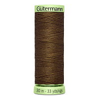 03 Нить Top Stitch 30/30 м для декоративной отстрочки, 100% полиэстер Gutermann 744506 (289 дижонская горчица)