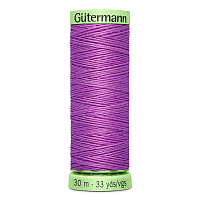 03 Нить Top Stitch 30/30 м для декоративной отстрочки, 100% полиэстер Gutermann 744506 (291 лилово-сиреневый)