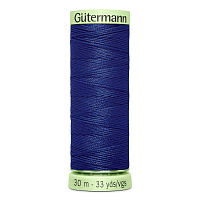 03 Нить Top Stitch 30/30 м для декоративной отстрочки, 100% полиэстер Gutermann 744506 (309 чернильный)