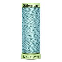 03 Нить Top Stitch 30/30 м для декоративной отстрочки, 100% полиэстер Gutermann 744506 (331 пыльно серо-бирюзовый)