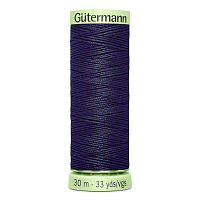 03 Нить Top Stitch 30/30 м для декоративной отстрочки, 100% полиэстер Gutermann 744506 (339 т.чернильно-синий)