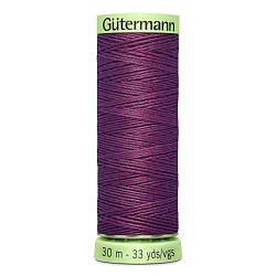 03 Нить Top Stitch 30/30 м для декоративной отстрочки, 100% полиэстер Gutermann 744506 (259 т.сиренево-розовый)