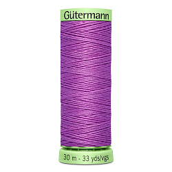 03 Нить Top Stitch 30/30 м для декоративной отстрочки, 100% полиэстер Gutermann 744506 (291 лилово-сиреневый)