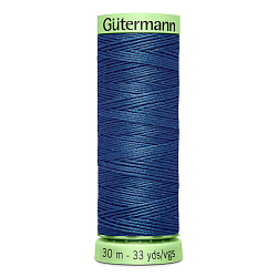 03 Нить Top Stitch 30/30 м для декоративной отстрочки, 100% полиэстер Gutermann 744506 (068 серо-синий)