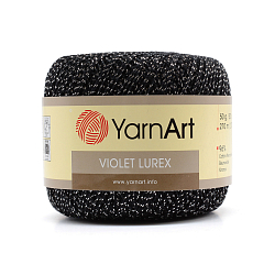 Пряжа YarnArt 'Violet Lurex' 50гр 282м (96% мерсеризованный хлопок, 4% металлик)