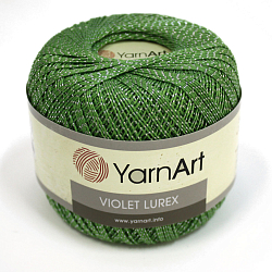 Пряжа YarnArt 'Violet Lurex' 50гр 282м (96% мерсеризованный хлопок, 4% металлик)