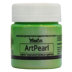 Краска акриловая ArtPearl Хамелеон салатовый, 40мл Wizzart