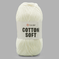 Пряжа YarnArt 'Cotton soft' 100гр 600м (55% хлопок, 45% акрил)