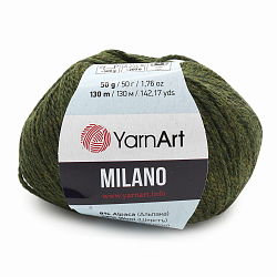 Пряжа YarnArt 'Milano' 50гр 130м (8% альпака, 20% шерсть, 8% вискоза, 64% акрил)