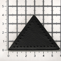 9901 Заплатки пришивные из кожи, треугольник равнобедр., стор. 5см, с перфорацией, 2шт/уп, 100% кожа