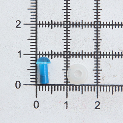 Глазки пластиковые с фиксатором 5мм, 24шт/упак