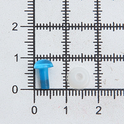 Глазки пластиковые с фиксатором 6мм, 24шт/упак