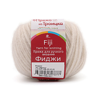 Пряжа из Троицка 'Фиджи' 50гр. 95м. (20% мериносовая шерсть, 60% хлопок, 20% акрил) (181 жемчуг)