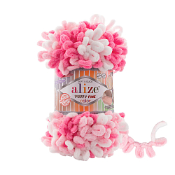 Пряжа Alize 'Puffy Fine Color' 100г. 14,5м. (100% микрополиэстер)