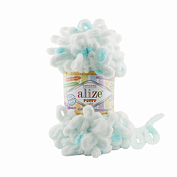 Пряжа Alize 'Puffy Color' 100г 9м (100% микрополиэстер)