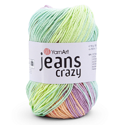 Пряжа YarnArt 'Jeans Crazy' 50гр 160м (55% хлопок, 45% полиакрил)