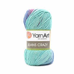 Пряжа YarnArt 'Jeans Crazy' 50гр 160м (55% хлопок, 45% полиакрил)