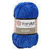 Пряжа YarnArt 'Velour' 100г 170м (100% микрополиэстер) 857 синий