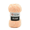 Пряжа YarnArt 'Velour' 100г 170м (100% микрополиэстер) 863 персиковый