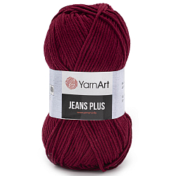 Пряжа YarnArt 'Jeans Plus' 100гр 160м (55% хлопок, 45% полиакрил)