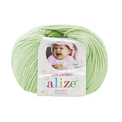 Пряжа ALIZE 'Baby wool' 50гр. 175м. (20% бамбук, 40% шерсть, 40% акрил) ТУ