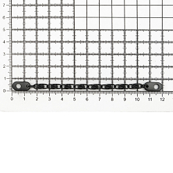 ГДЖ1517 Вешалка-цепочка 110*5мм, металл, черный матовый