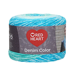 Пряжа Red Heart 'Denim color' 150гр 340м (100% акрил)