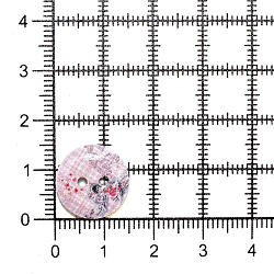 Пуговица 'Разное' 24L (15мм) 2 прокола, дерево