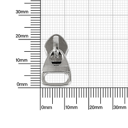 763 Слайдер N/L для витой молнии Т5, никель полированный