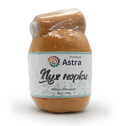 Пряжа Astra Premium 'Пух норки' (Mink yarn) 50гр 290м (+/- 5%) (80% пух, 20% нейлон) (+нить 20гр)