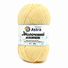 Пряжа Astra Premium 'Молочный хлопок' (Milk Cotton) 50гр 100м (+/-5%) (50%хлопок, 50%молочный акрил) 23 ванильный крем