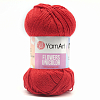 Пряжа YarnArt 'Flowers Unicolor' 50гр 200м (55% хлопок, 45% полиакрил) 738 красный