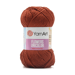 Пряжа YarnArt 'Flowers Unicolor' 50гр 200м (55% хлопок, 45% полиакрил)