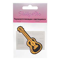 Термоаппликация светящаяся в темноте 'Гитара', Hobby&Pro