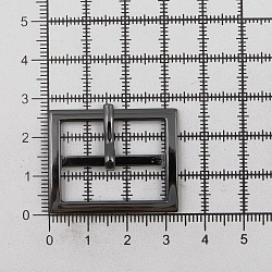6810 Пряжка прямоугольная 26мм (32*26мм) металл, черный никель BIG